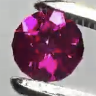 Lab Sapphire — Ruby Red Round