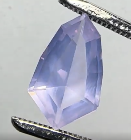 Lavender Quartz — Shield Cut